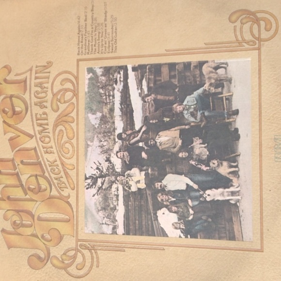 John Denver 'Back Home Again' Vinyl Record - Picture 2 of 2
